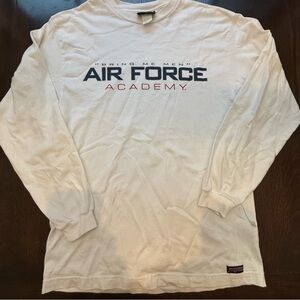 Jansport White Air Force Academy Long Sleeve Shirt size men’s medium